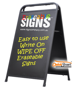 Eraseable Sign